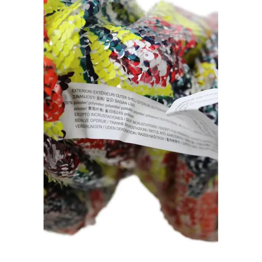 Zara Womens Multi-Color Floral Trumpet Midi Skirt 100% Polyester Size S - Picture 6 of 7